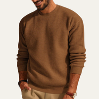 Mateo | Loose Fit Waffle Texture Knit Jumper for Men