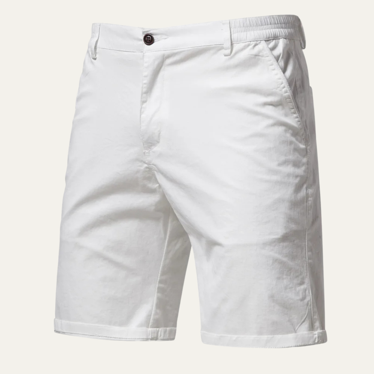 Garrett | Men's Solid Colour Cotton Casual Chino Shorts