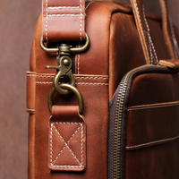 Edgar | Vintage Genuine Leather Laptop Briefcase for Men
