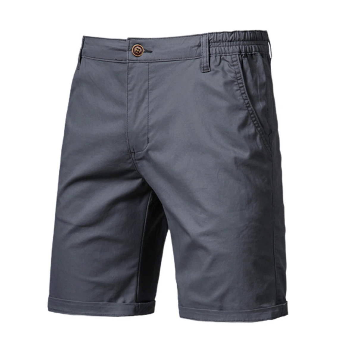 Garrett | Men's Solid Colour Cotton Casual Chino Shorts
