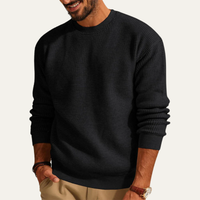 Mateo | Loose Fit Waffle Texture Knit Jumper for Men