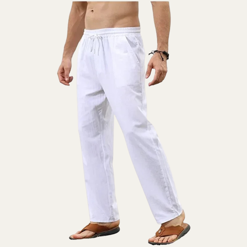 Jeremy Trousers White
