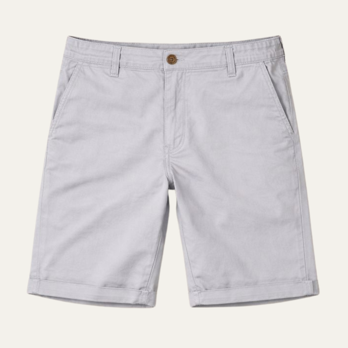 Gareth | Men's Solid Colour Cotton Breathable Chino Shorts