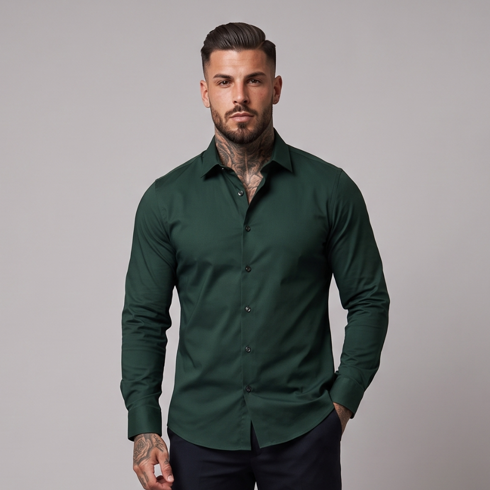 Beau | Stretch Button Up Slim Fit Dress Shirt