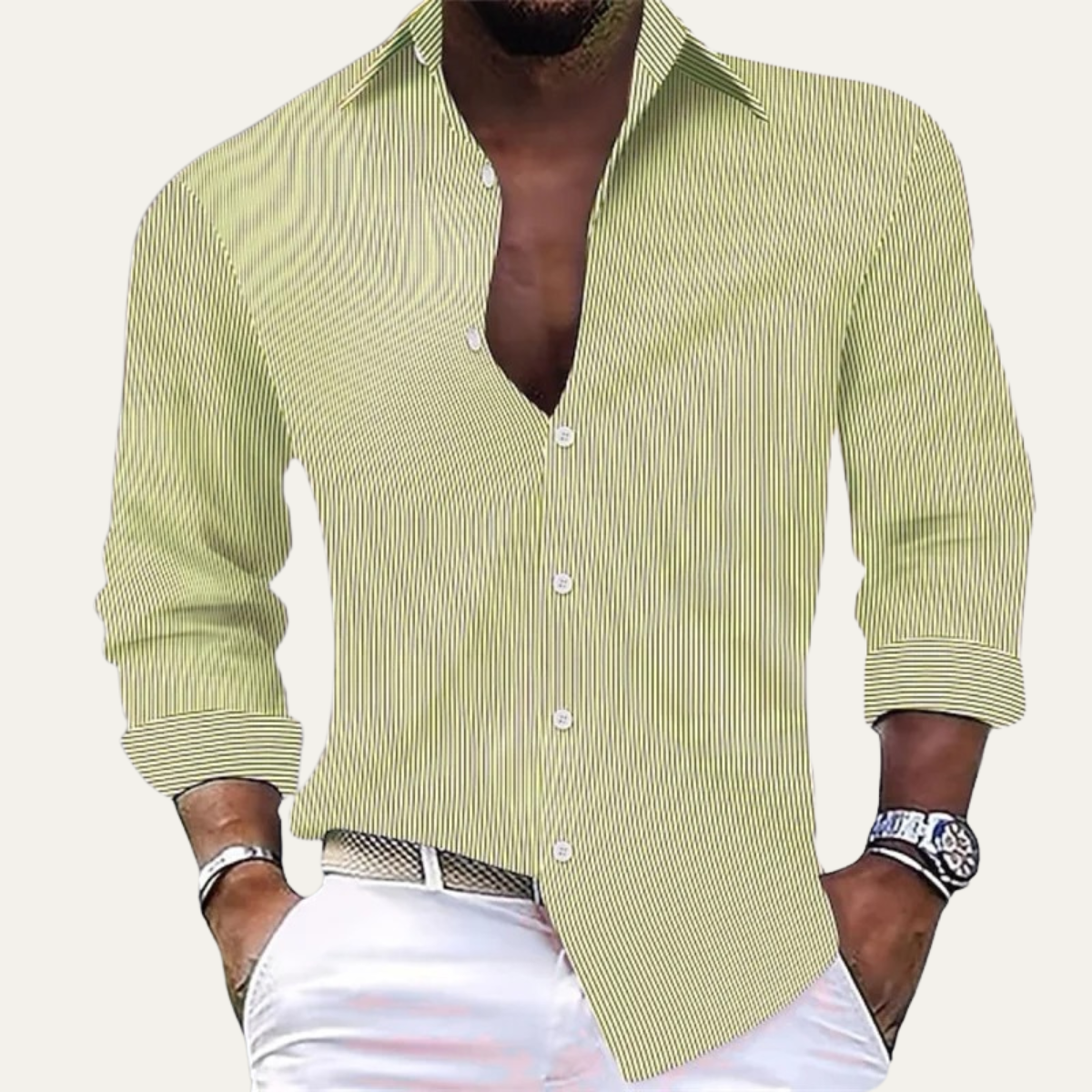 Carl shirt Light Yellow