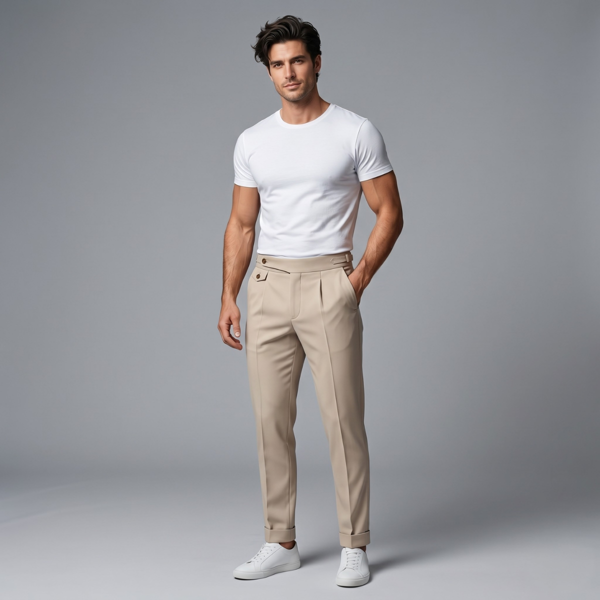 Harrison business trousers Khaki