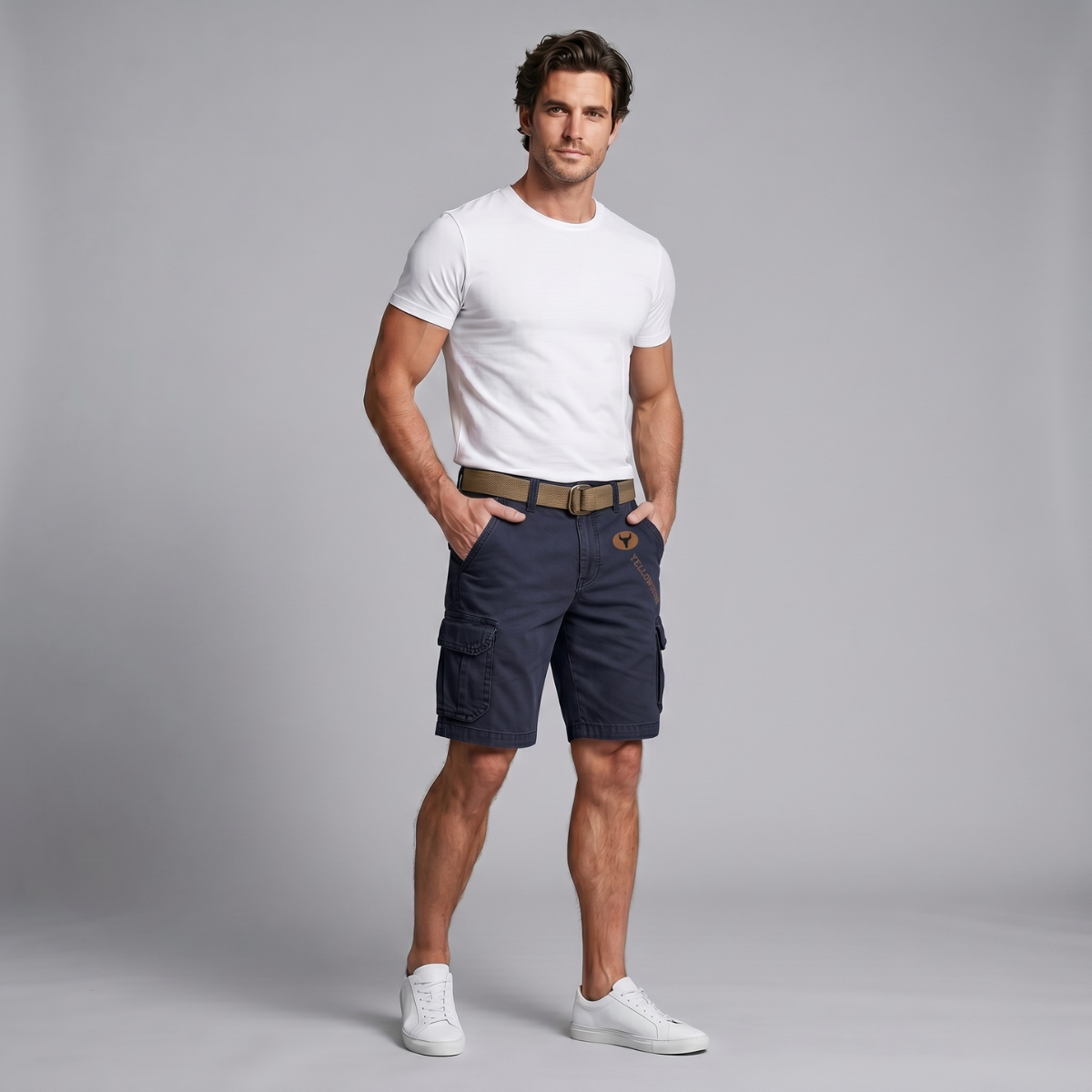 Chase | Multi Pocket Tactical Cargo Shorts with Belt