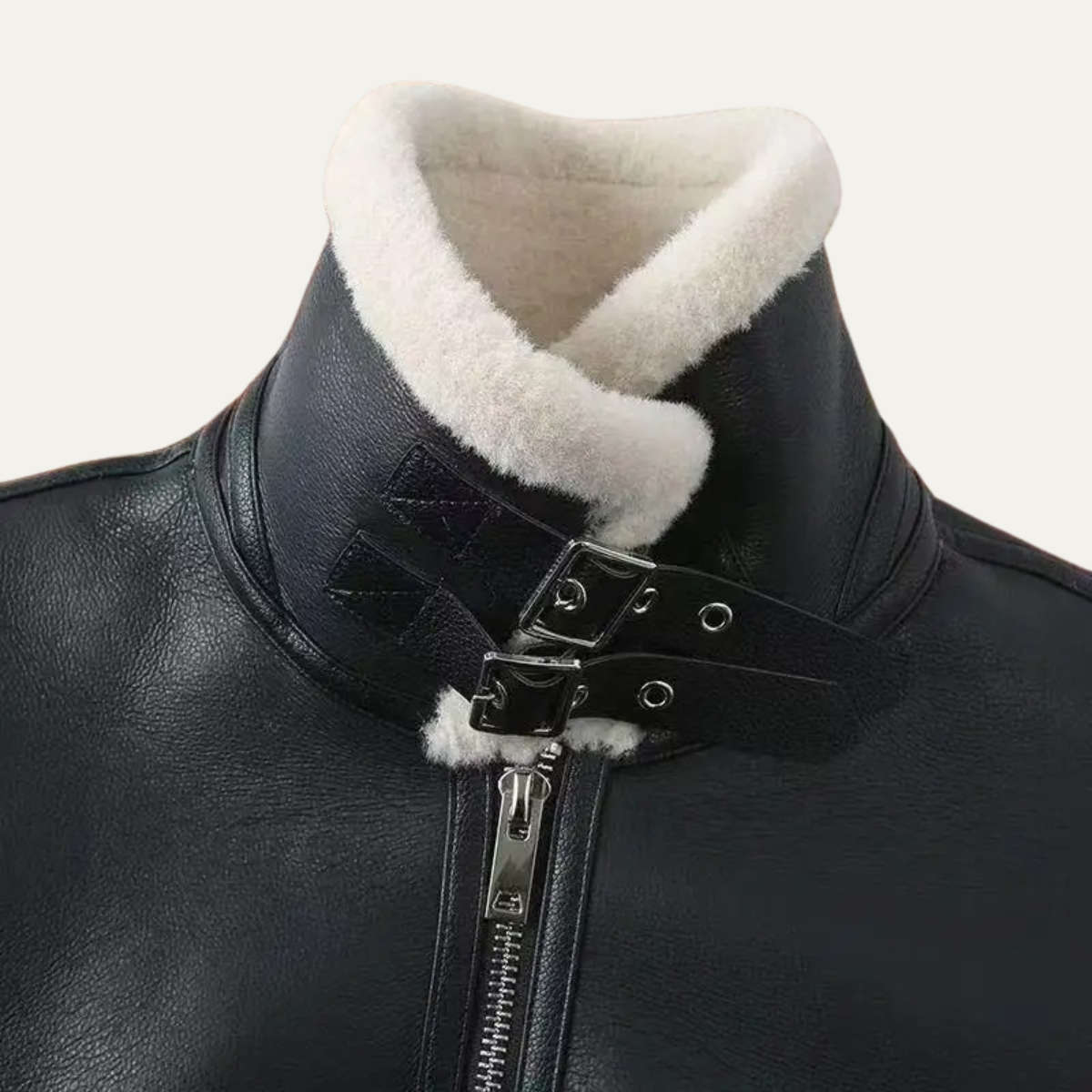Haverford jacket sherpa lined hand pocket detail