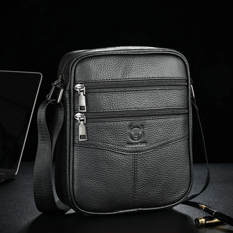 Easton | Casual Genuine Leather Crossbody Bag for Men