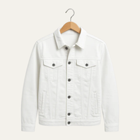 Chad Denim Jacket White
