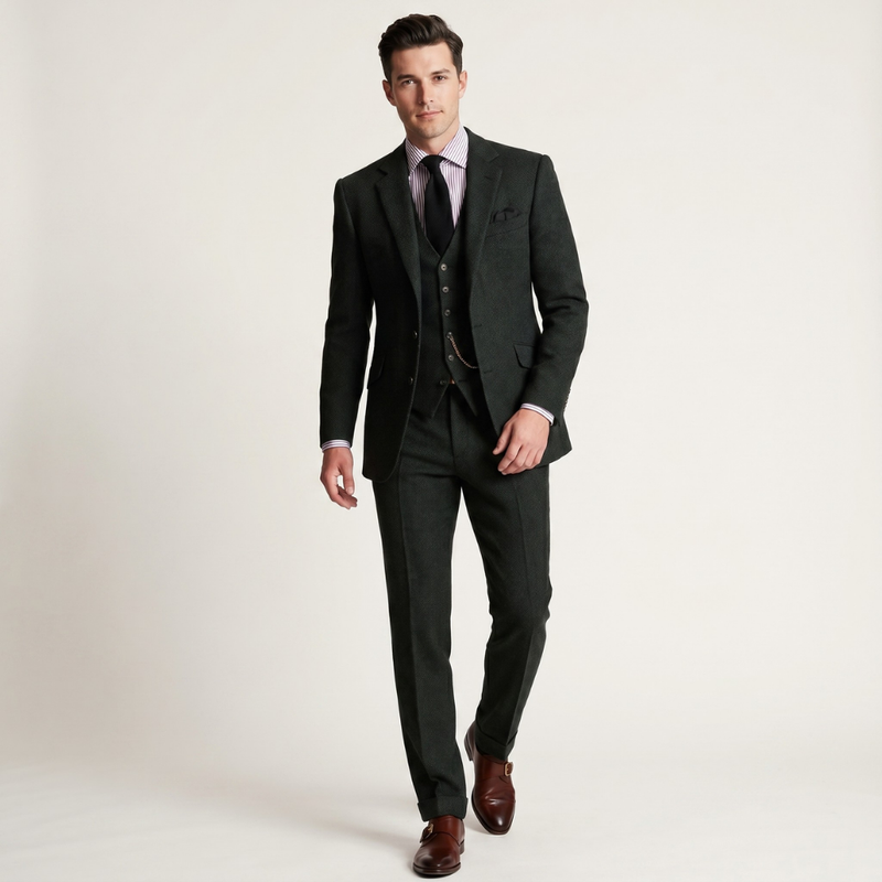 Carrick suit in Green