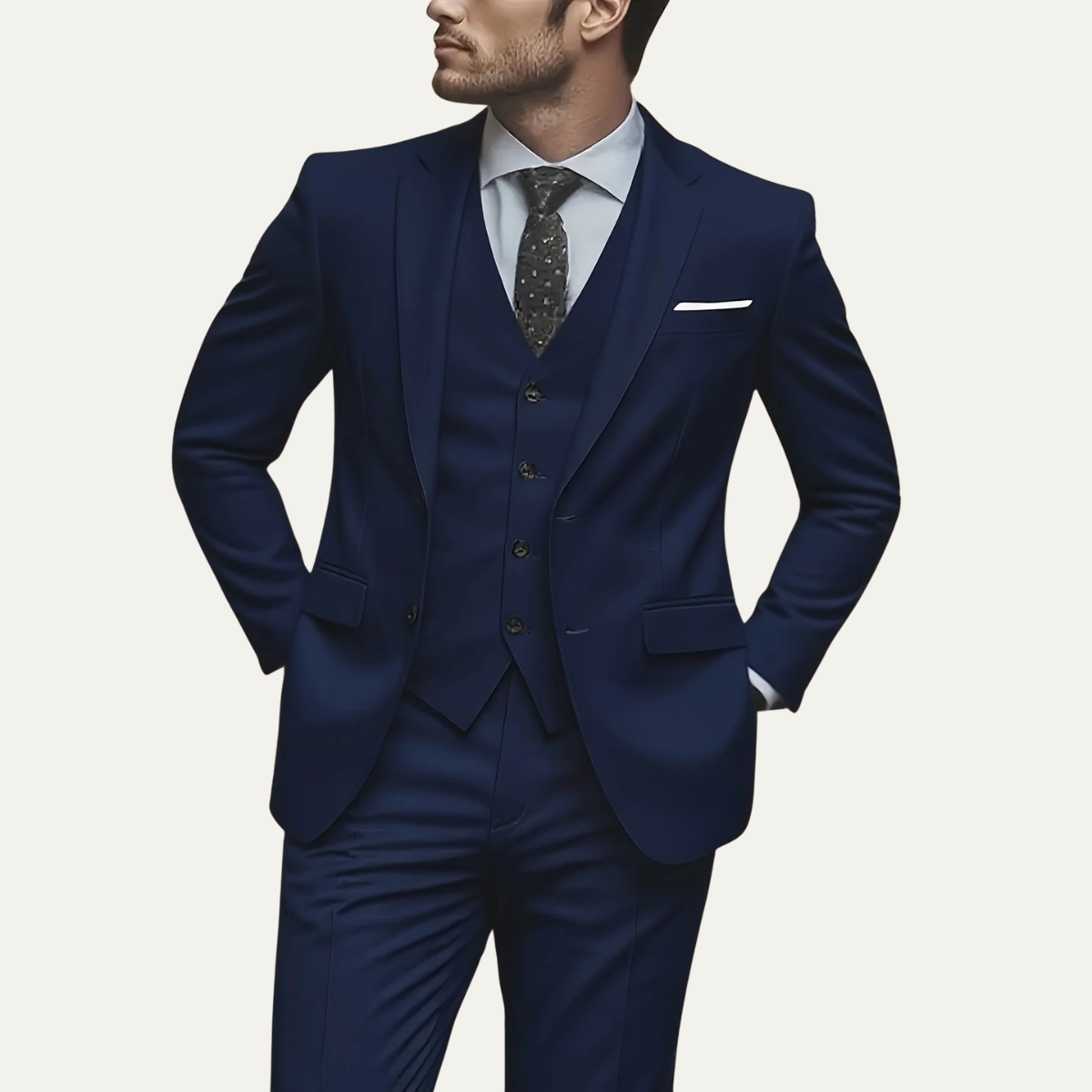 Bruno | Three Piece Tailored Formal Suit Set