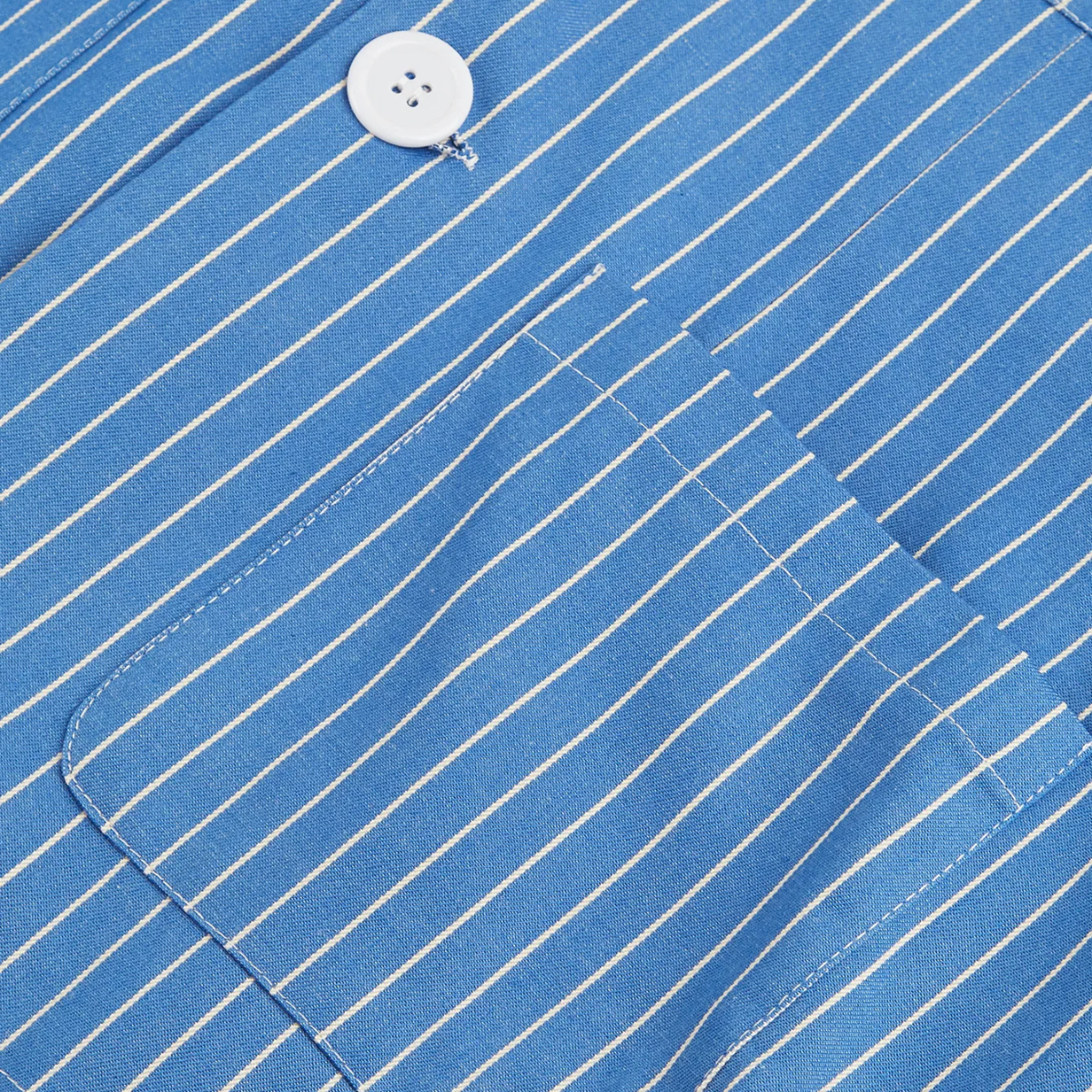 Davis striped linen blend blazer