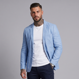 Maximilian | Single Breasted Summer Linen Blazer