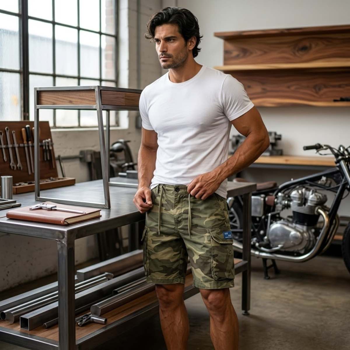 Jarrod | Men's Utility Cotton Cargo Shorts