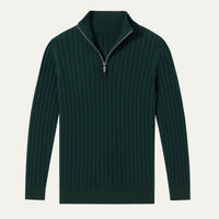 Ephraim quarter zip jumper Green