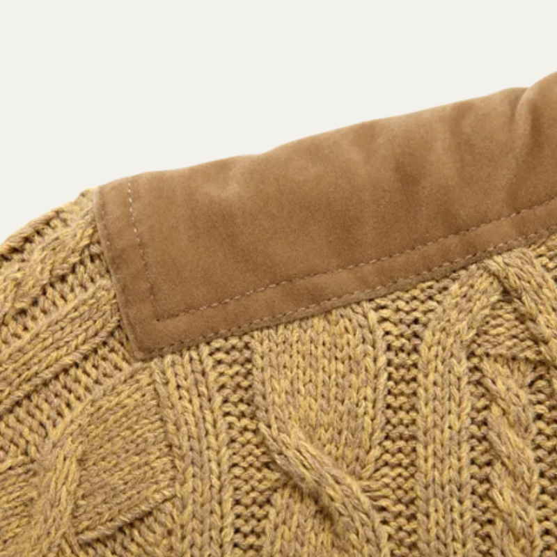 Cromwell cardigan full look detail
