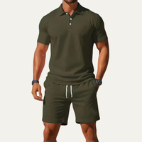 Cyrus | Summer Polo Shirt and Shorts Two Piece Set