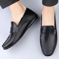 Marcus | Slip-On Faux Leather Penny Loafers