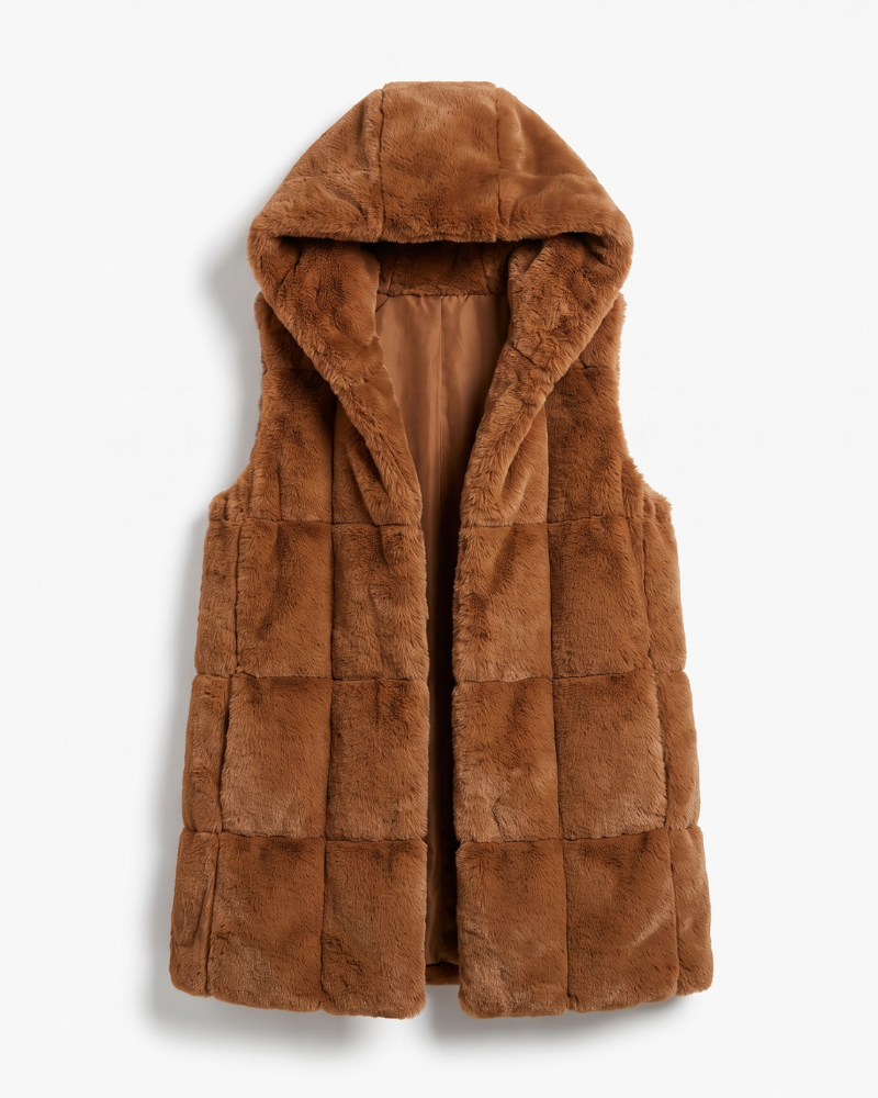 Marguerite | Hooded Quilted Longline Vest