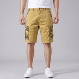 Isaac | 100% Cotton Camouflage Cargo Shorts