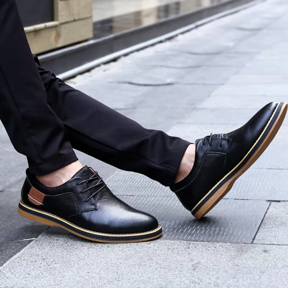 Immanuel | Elegant Leather Lace Up Dress Shoes