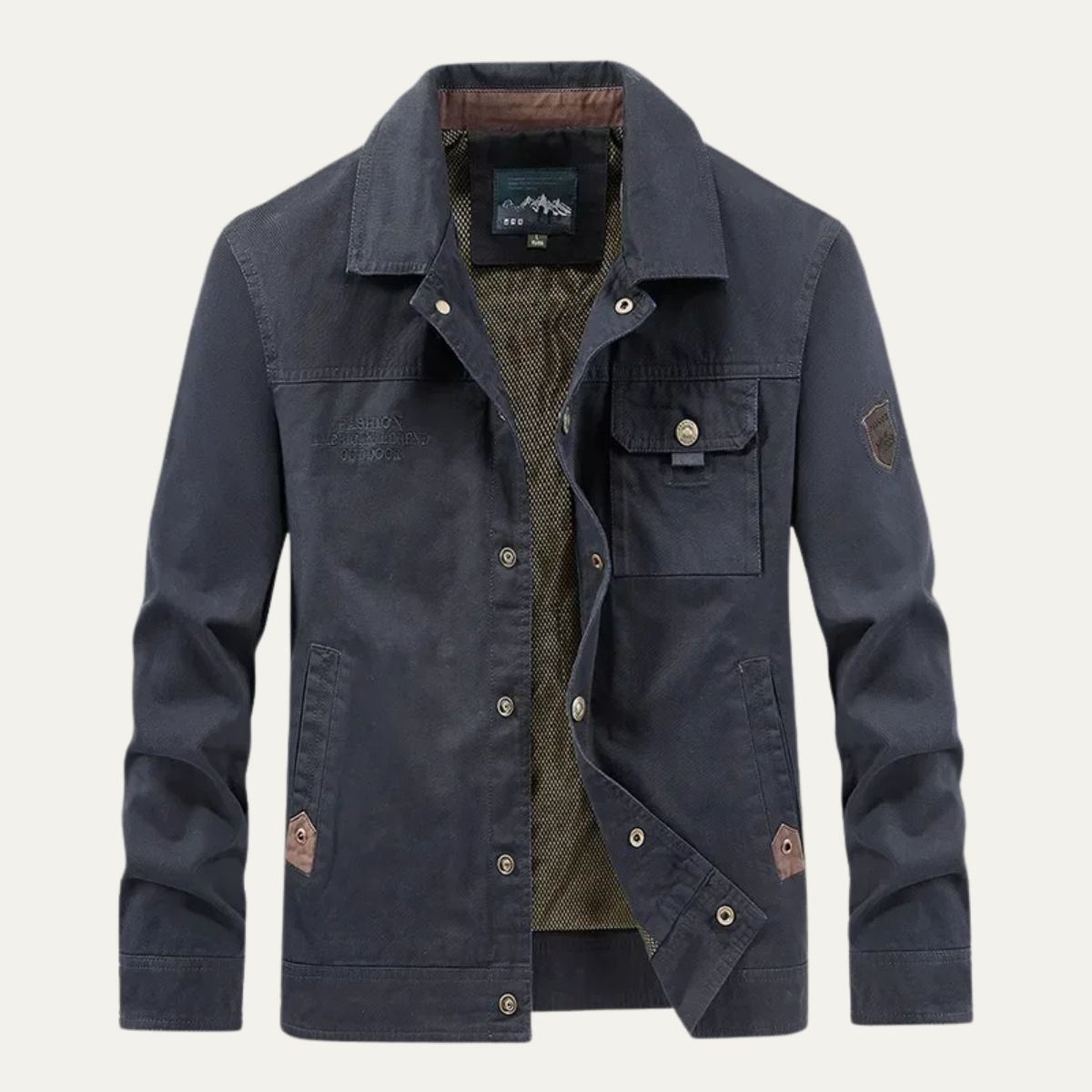 Barnaby utility jacket in Navy Blue