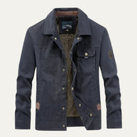 Barnaby utility jacket in Navy Blue
