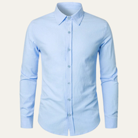 Milo | Cotton Linen Look Summer Business Shirt