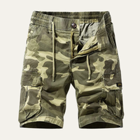 Gilbert | Relaxed Fit Multi Pocket Camo Cargo Shorts for Men