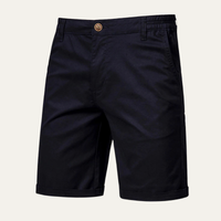 Gareth | Men's Solid Colour Cotton Breathable Chino Shorts
