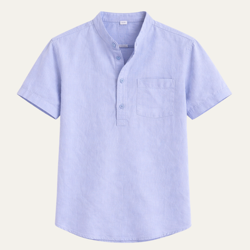 Jonathan | Breathable Button-Up Shirt with Chest Pocket