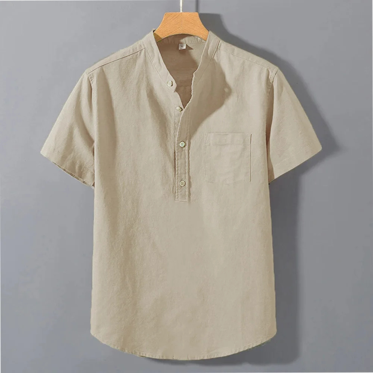 Jonathan | Breathable Button-Up Shirt with Chest Pocket