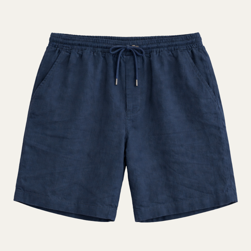 Jonas | Men's Cotton Linen Drawstring Summer Shorts