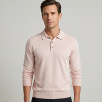 Milton | Merino Wool Knit Smart Casual Polo Jumper