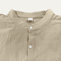 Boris | Men's Casual Button Up Linen Long Sleeve Shirt