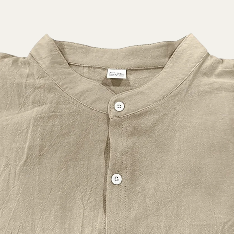 Boris | Men's Casual Button Up Linen Long Sleeve Shirt