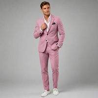 Silas | Casual Linen Blend Two Piece Suit