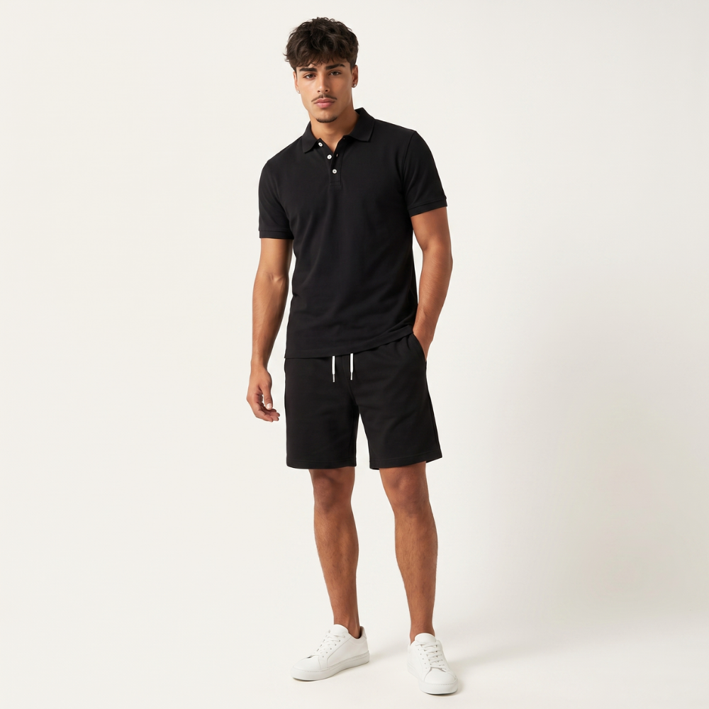 Otis | Men's Summer Polo Shirt and Shorts Two-Piece Set