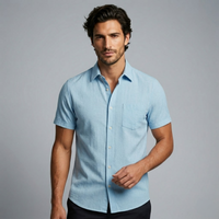 Drake shirt in Light Blue