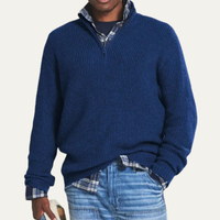 Mortimer knitted jumper Navy Blue