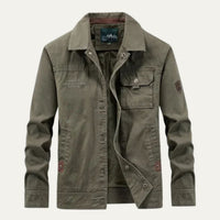 Barnaby utility jacket in Army Green