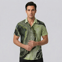 Joseph | Casual Patchwork Short Sleeve Button-Up Shirt