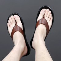 Kirk | Leather Thong Summer Flip Flops
