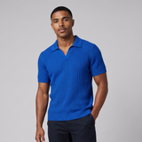 Phoenix | Short Sleeve Knitted Polo Shirt