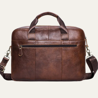 Eddie | Genuine Leather Business Messenger Shoulder Bag for Men