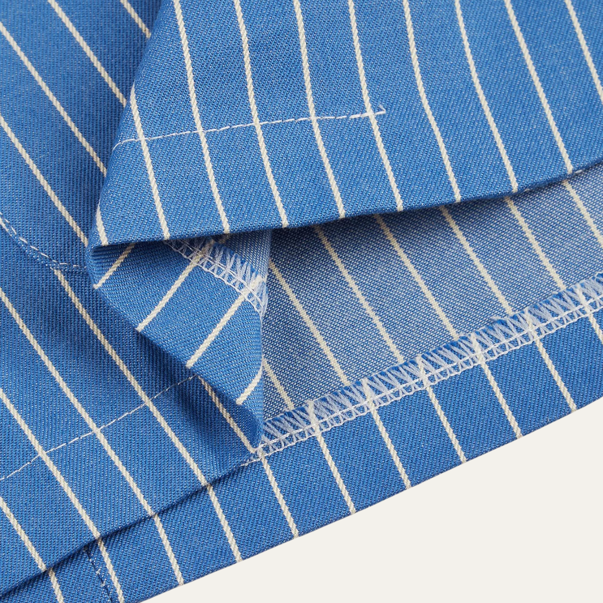 Zane | Striped Lightweight Cotton Linen Blend Blazer