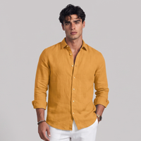 Hugo | Cotton Linen Long Sleeve Button-Down Shirt