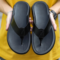 Klaus | Casual Beach Leather Flip Flops