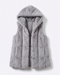 Marguerite | Hooded Quilted Longline Vest